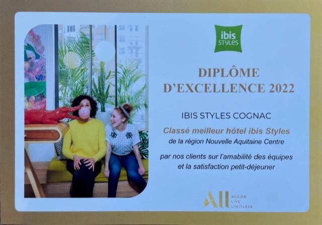 Ibis Styles Cognac Hotel Châteaubernard Esterno foto